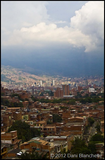 Photos of and during a ride along the San Javier Metrocables in Medellin, Colombia