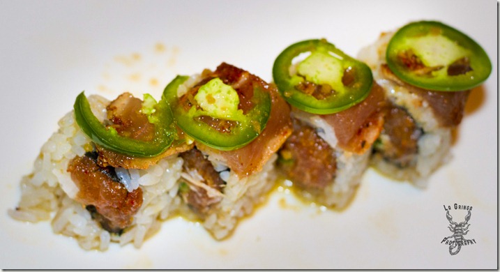 sushi with jalapeno slices, kaya sushi, by dani blanchette
