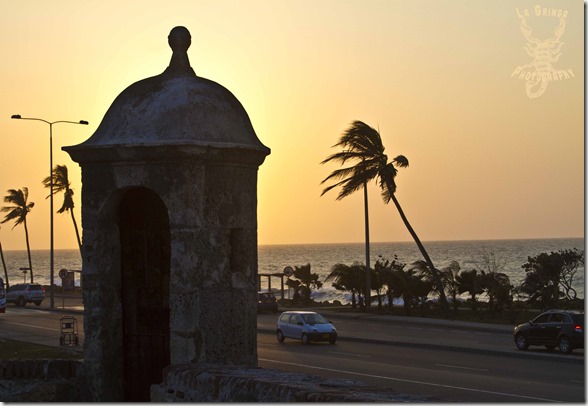 caribbean sunset, La Gringa Photos, GoingNomadic, Dani Blanchette, Colombia, Cartagena