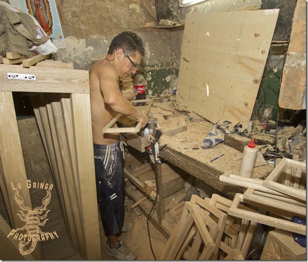 Inside a wood shop, construction, woodworking, medellin, colombia, south america, going nomadic, la gring photos, dani blanchette, unfinished furniture, shaving