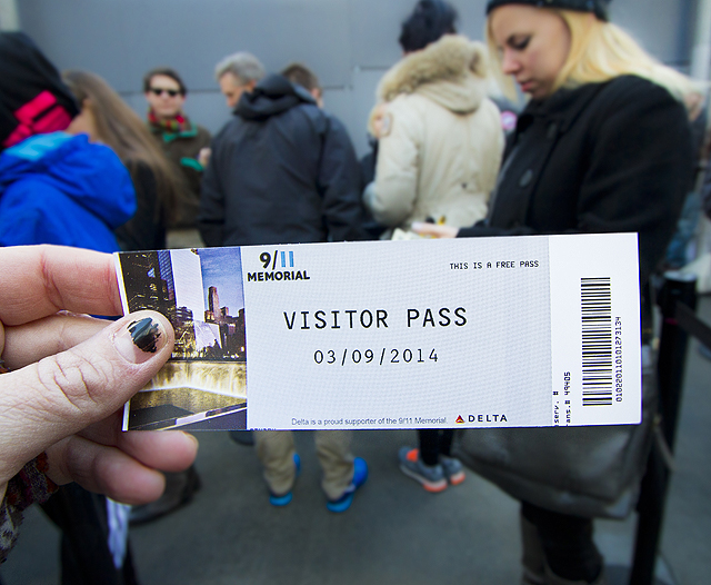 world trade center, 9/11 memorial, ticket, visitor pass