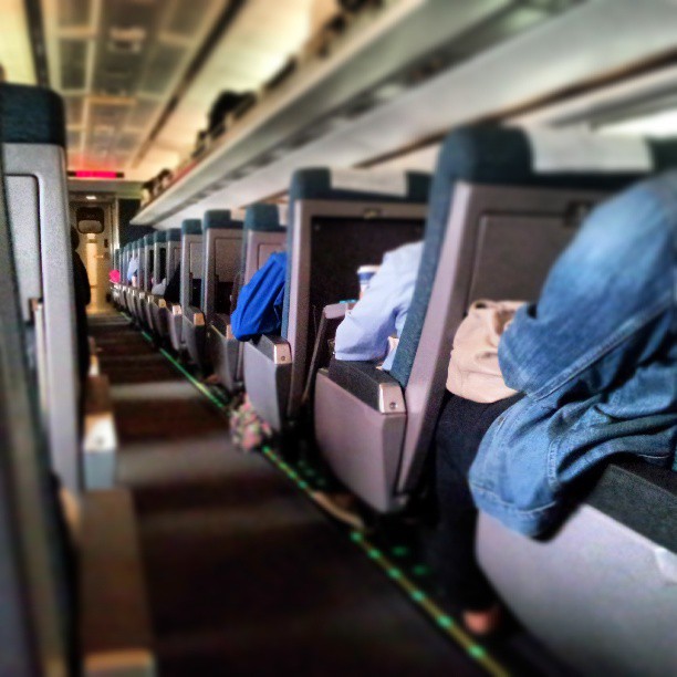 business class seats on amtrak train, train seats